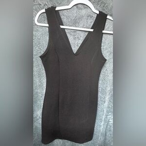 ASTR Mini V-Neck Bodycon Dress